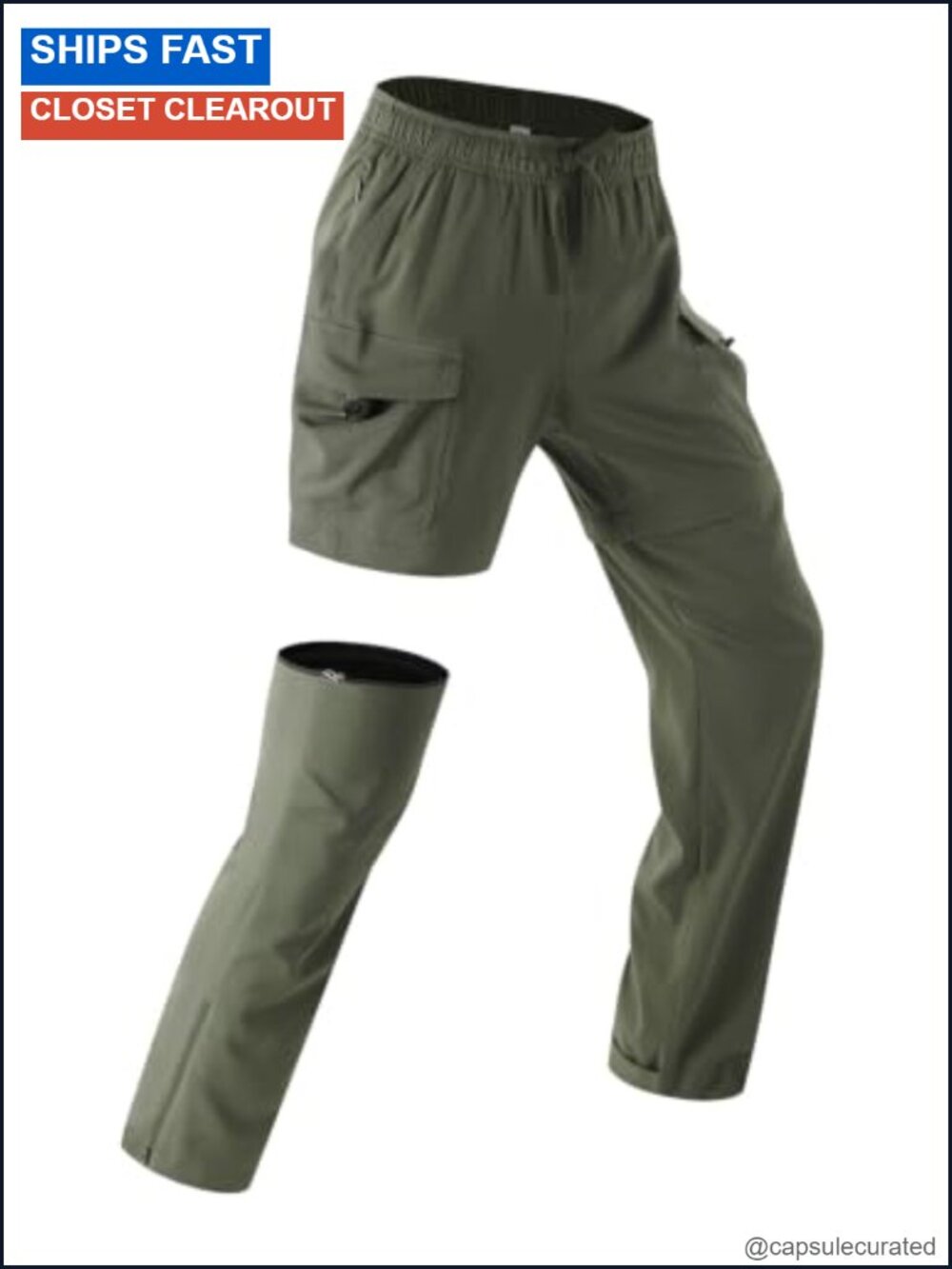 Women's Hiking Pants Convertible Zip-Off Outdoor Cargo Pants